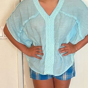 Summer Stunner!  Light, flowy and semi-sheer